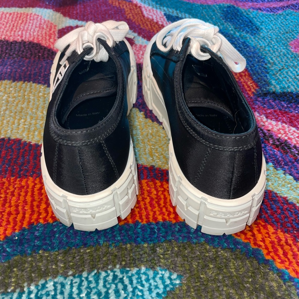 Like New Prada Lug Sole Platform Sneakers - Picture 10 of 15